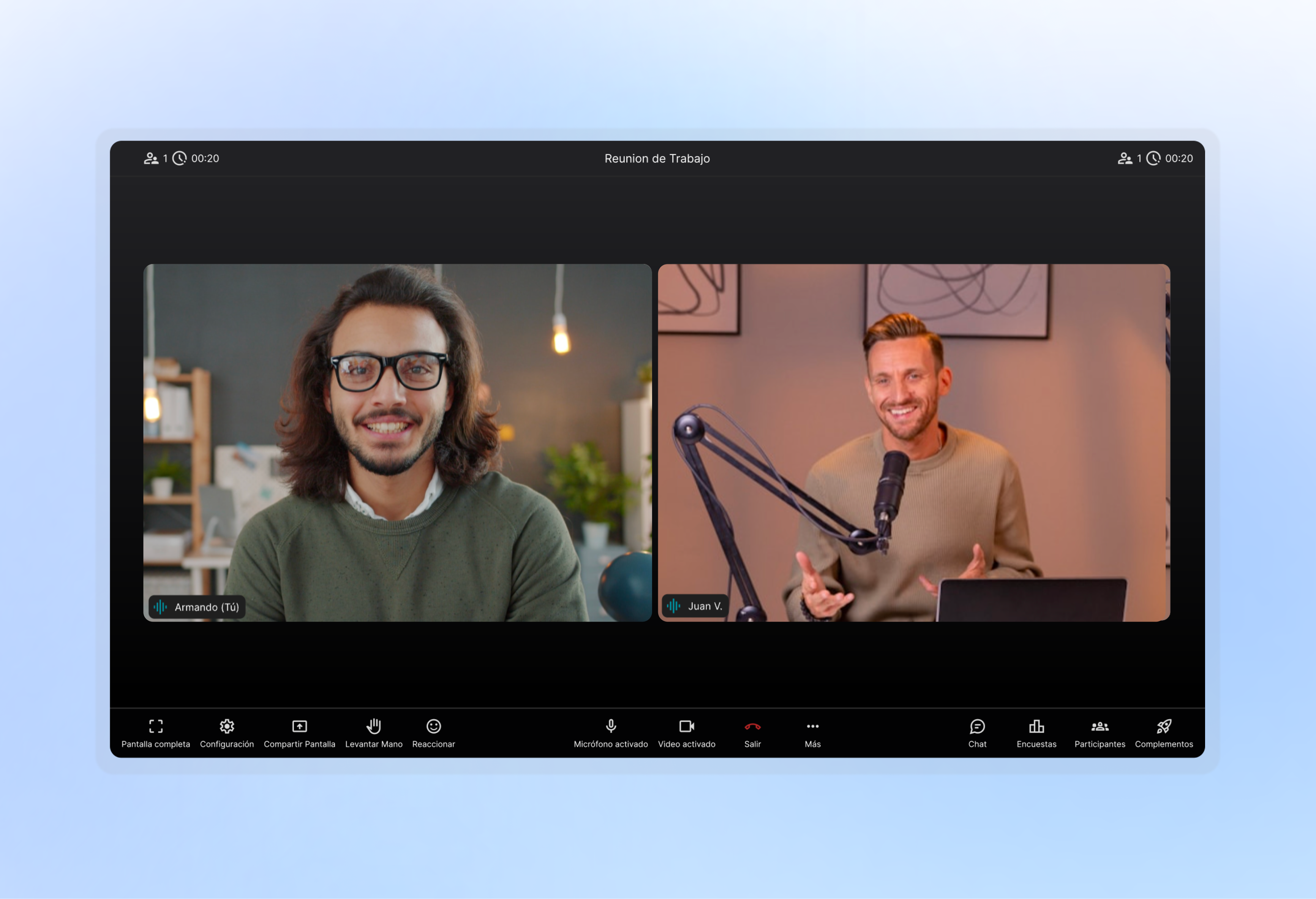 Realiza entrevistas por videollamada para cada candidatos agendado.